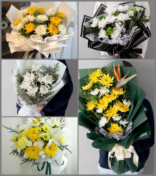 浙江省金华婺城区沙畈乡泥山坞村白事花束代送
